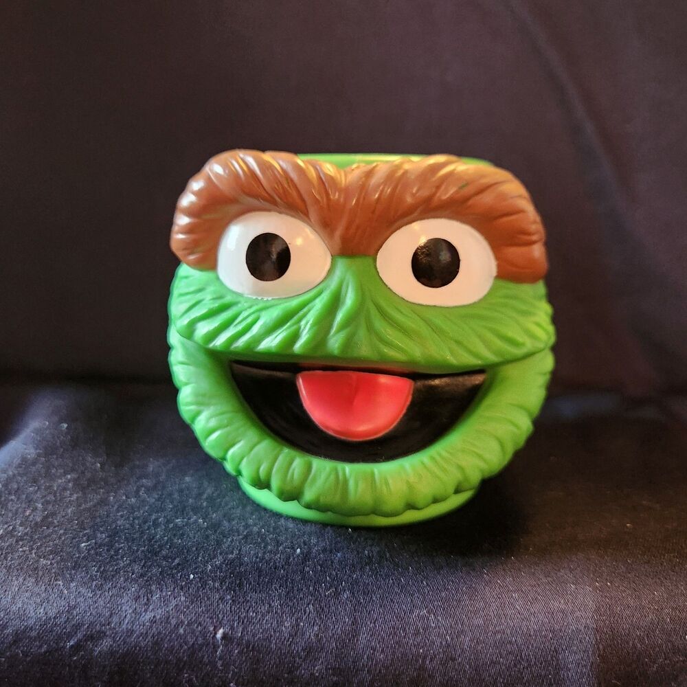 VTG Applause Sesame Street Oscar The Grouch Cup Mug Jim Henson’s 1994